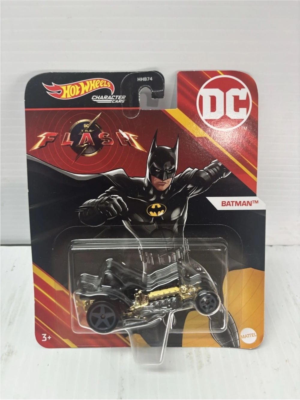 Hot Wheels Premium DC Batman Black & Gold Character Car diecast 1:64